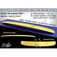 AUDI A6 COMBI 97+ krídlo zadné horné (EÚ homologácia)