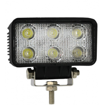 6 LED pracovné svetlo biele 6000K