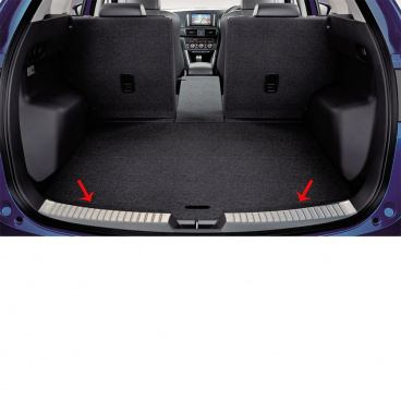 Nerez leštený vnútorný kryt nakladacej hrany kufra CX-5 2012-2017