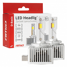 Žiarovky automobilové LED séria D-Basic D1S D1R 6000K Canbus AMIO-03626 Žiarovky automobilové LED séria D-Basic D1S D1R 6000K Canbus AMIO-03626