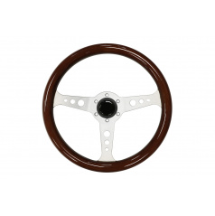Volant 350mm Drevo Strieborný