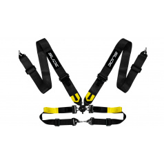 Športové pásy Slide V2 Quick Carbon Čierne 4P 3"