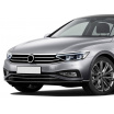 Nerez lišty hornej hrany masky a svetiel VW Passat B8,5 2019+ 3 ks