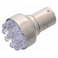 12 LED biela žiarovka jednovláknové BA 15S 21W 1 ks
