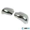 Nerez chróm kryty zrkadiel Omtec Dacia Duster 2012-18, Logan 2006-13, Sandero 2008-20 (Stepway 2016+)
