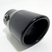 Športová nerezová koncovka výfuku black 76 mm