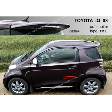 Toyota IQ 2008+ zadný spojler (EÚ homologácia)