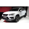Nerez čierne ochranné lišty prahu dverí 4ks Seat Ateca 2015-16