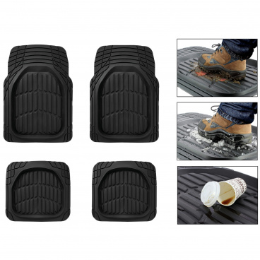 Univerzálne autokoberce do zlého počasia čierne