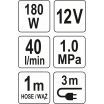 Kompresor s LED svietidlom 180W