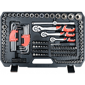 Gola sada 1/2", 3/8", 1/4" + příslušenství 198 ks