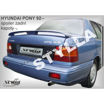 Hyundai Pony Sedan 1993+ spoiler zadnej kapoty Hyundai Pony Sedan 1993+ spoiler zadnej kapoty