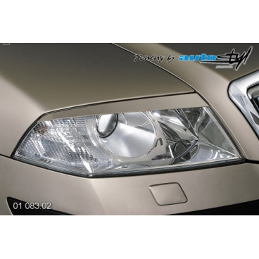 Škoda Octavia II mračítka predných svetiel - pre lak