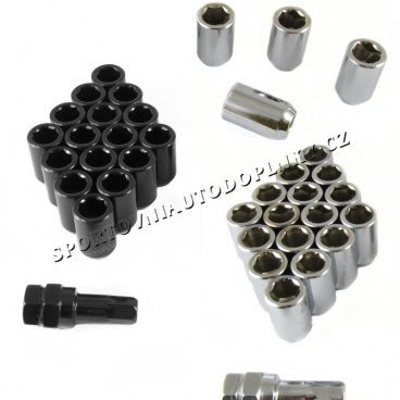 Úzke kované športové matice kolies Japan Racing