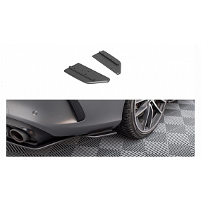 Splitter Mercedes-Benz C C205 C43 Facelift Tył Boczne Street Pro Black-Red