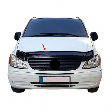 Deflektor predné kapoty Mercedes Vito W639 2003-14 Deflektor predné kapoty Mercedes Vito W639 2003-14
