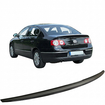 Zadné krídlo Gloss Black pre VW Passat B6 Sedan (2005–2010) Zadné krídlo Gloss Black pre VW Passat B6 Sedan (2005–2010)
