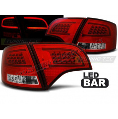 Audi A4 B7 11.2004-03.08 Avant zadné lampy red white LED BAR (LDAUB0)
