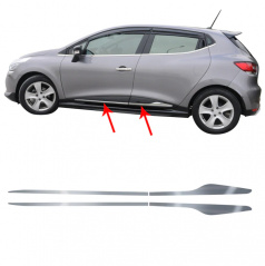 Nerez lišty boočných dverí Omtec Renault Clio IV 2012-18