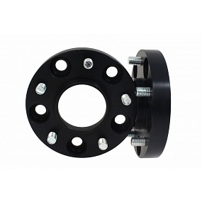 Dystanse Czarne Przykręcane 25mm 63,3mm 4x108 Dystanse Czarne Przykręcane 25mm 63,3mm 4x108