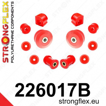 VW Golf II 1983-1991 Strongflex zostava silentblokov len pre prednú nápravu 10 ks VW Golf II 1983-1991 Strongflex zostava silentblokov len pre prednú nápravu 10 ks