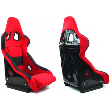 Športové pevná škrupina A1 RACING RICO RED