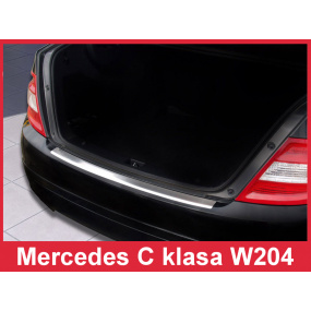 Nerez kryt-ochrana prahu zadného nárazníka Mercedes C W 204 2007-11