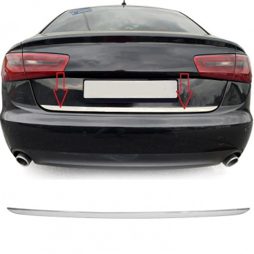 Nerez lišta hrany kufra Omtec Audi A6 C7 Limousine Pre FL 2011-2015 Nerez lišta hrany kufra Omtec Audi A6 C7 Limousine Pre FL 2011-2015