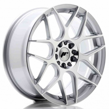 JR Wheels JR18 18x7,5 ET40 5x112/114 Strieborná Obrábaná