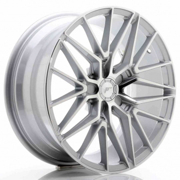 JR Wheels JR38 18x8 ET42 5x112 Strieborná Leštená Čelná Strana