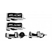 Športové pásy Slide V2 Quick Biele 4P 3"