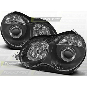 MERCEDES W 203 C-KLASA 2000-04 PŘEDNÍ ČÍRÁ SVĚTLA BLACK MERCEDES W 203 C-KLASA 2000-04 PŘEDNÍ ČÍRÁ SVĚTLA BLACK