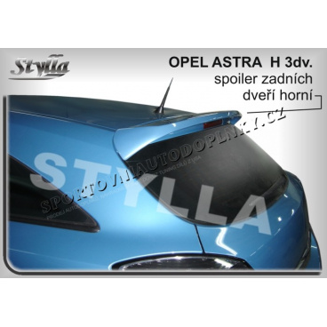 OPEL ASTRA H 3D 05+ spoiler zad. dveří horní OPEL ASTRA H 3D 05+ spoiler zad. dveří horní