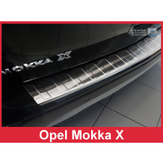 Nerez kryt- ochrana prahu zadného nárazníka Opel Mokka X FL 2016+