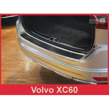 Carbon kryt- ochrana prahu zadného nárazníka Volvo XC60 2013-17