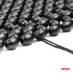 Mata na sedadlo kresla korálková šedá korálky do auta 44x106cm CSM-18 AMIO-04431