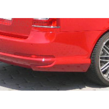 Body-Kit zadné rozšírenie nárazníka, ABS - strieborné matné, Škoda Octavia II Combi