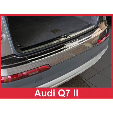 Nerez kryt- ochrana prahu zadného nárazníka Audi Q7 II 2015+