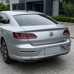 Nerez brúsený kryt hrany zadného nárazníka Omtec VW Passat 2010+ sedan, VW Arteon 2018+
