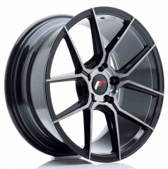 JR Wheels JR30 18x8,5 ET40 5x112 Čierne kartáčované s tónovaným povrchom