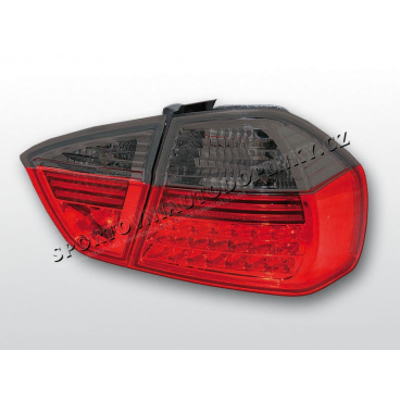 BMW E90 05-08 Zadné LED lampy, red, smoke (LDBM32)