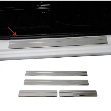 Nerez kryty prahov VW Amarock - 4 ks