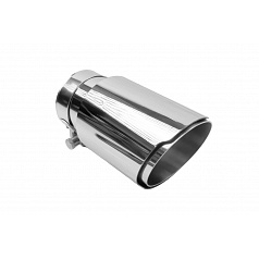 Koncovka tlmiča 89mm vstup 67mm Leštená