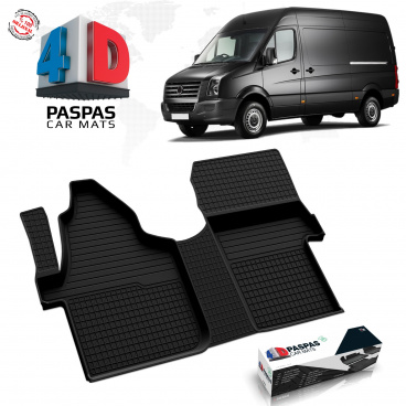 Gumový set 4D najkvalitnejších presných autokobercov VW Crafter 2006-16