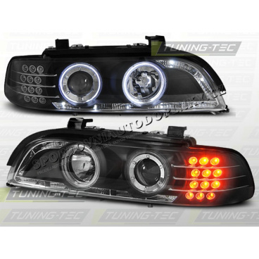 BMW E39 95-03 Angel Eyes black (LPBM19) - LED smerovky