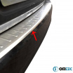 Nerez brúsený kryt prahu zadného nárazníka Omtec VW Passat B6 2005-10 kombi