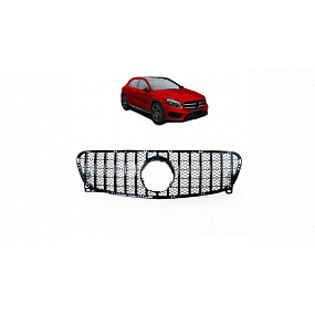 Gril Mercedes-Benz GLA X156 GT Lesklá Čierna Gril Mercedes-Benz GLA X156 GT Lesklá Čierna