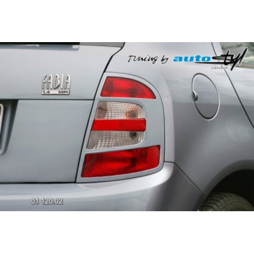 Škoda Fabia rámček zadných svetiel - pre lak (r.v. do 8/2004)