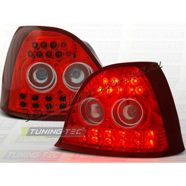 ROVER 200 / ROVER 25 1995-05 ZADNÍ LED LAMPY RED WHITE