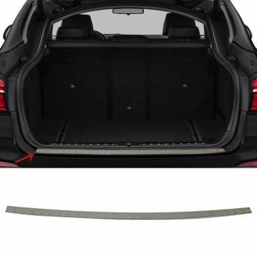 Nerez leštený kryt zadného nárazníka BMW 5 F11 kombi